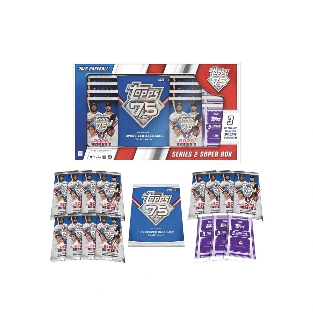 2026 TOPPS SERIES 2 Flagship Collection Super Box (184 cards) MLB Baseball NEW